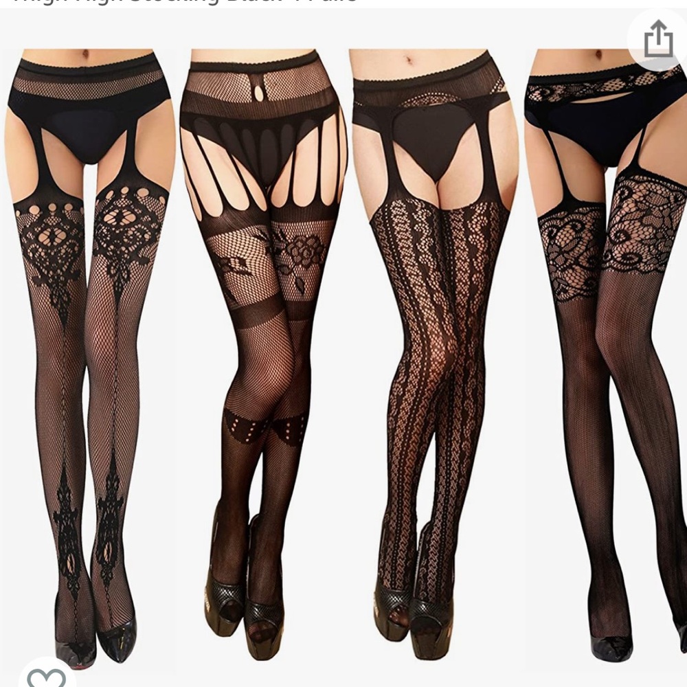 Fishnet stocking tights